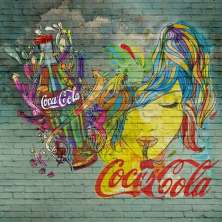 Papel de Parede - Coleção Coca-Cola  - Z41273